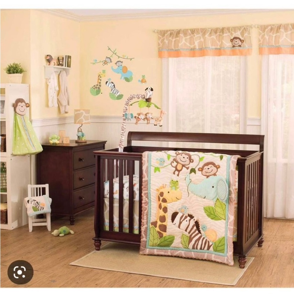 Carter's Jungle Collection 9Pc Crib Bedding Set